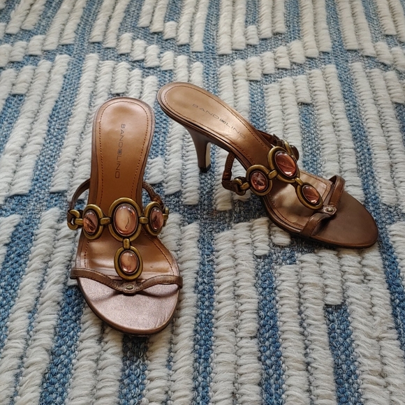 Dressy Heeled Mules Size 7.5M - Picture 1 of 1